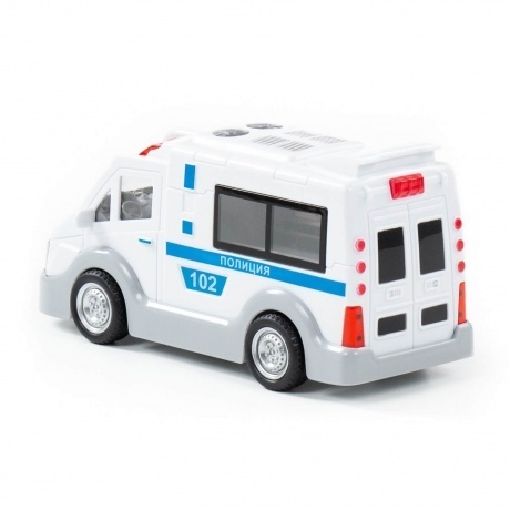 Автомобиль инерционный &quot;Полиция&quot; (свет,звук) в коробке 79664 - фото 7