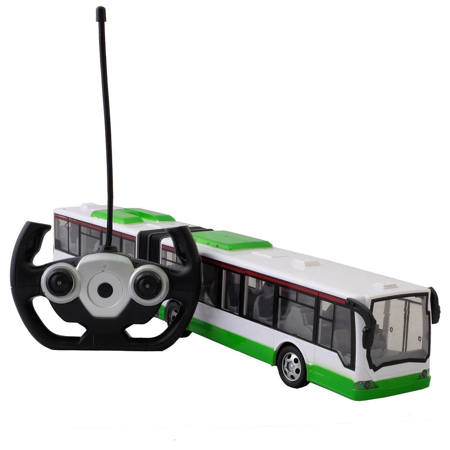 Автобус BUS-G на РУ (свет) в коробке USB зарядное устройство,регулировка колес 666-676A радиоуправляемый пассажирский автобус с гармошкой желтый 666 676a y 666 676a y