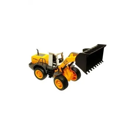 Спецтехника Бульдозер на РУ (звук) 1:20 в коробке подвижный ковш...