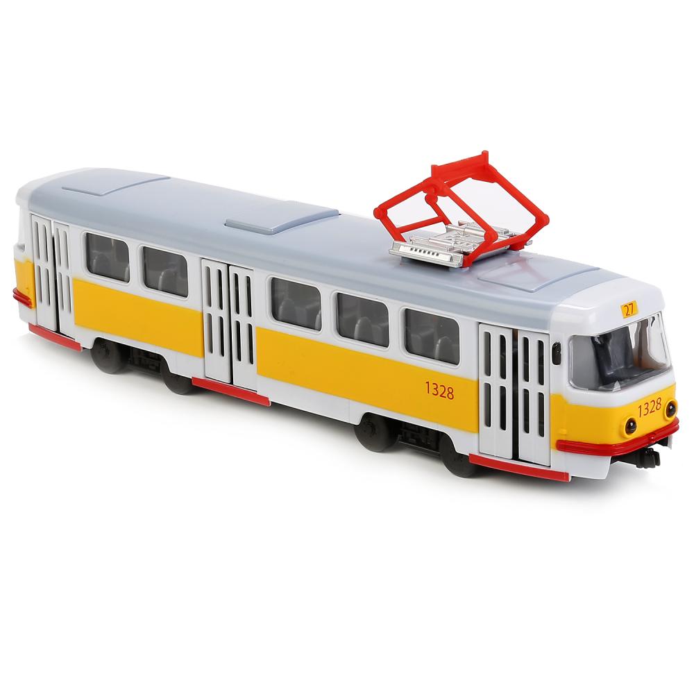 Трамвай Технопарк пласт 30см со светом 188063 X600-H36002-R