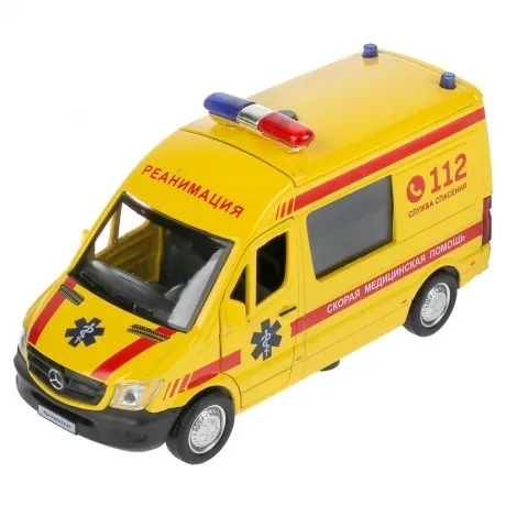 Машина металлическая "mersedes-benz sprinter реанимация" 14 SPRI...