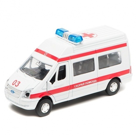 Машина Ford Transit Скорая помощь металлическая инерционн SB-13-02-1 868₽