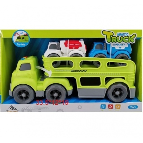 

Грузовой автомобиль с автомобилями спецслужб(свет,звук) 933-254A