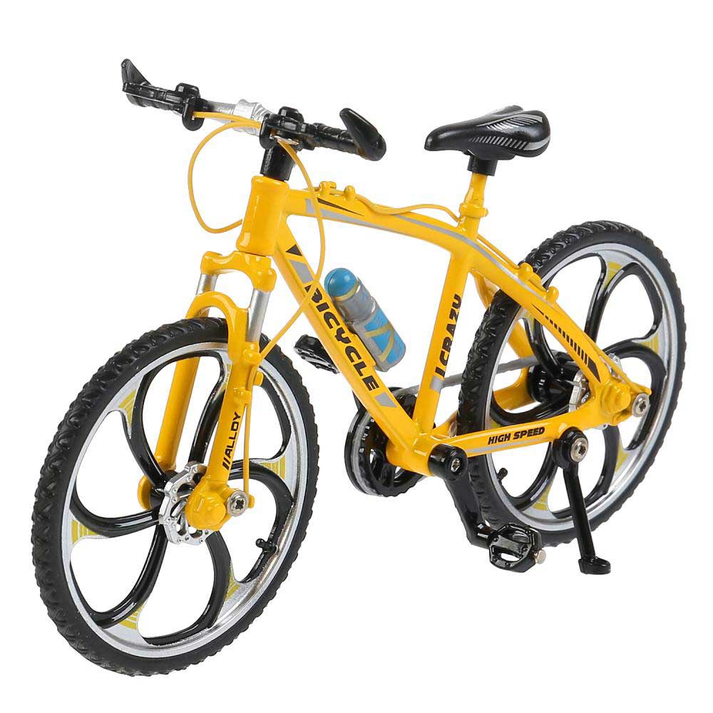 Модель металл велосипед, длина 17см, цвет в ассорт. 300105 1800453-R - фото 1