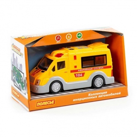 

Автомобиль инерционный Полесье "Аварийная служба" свет, звук арт.79695 /8