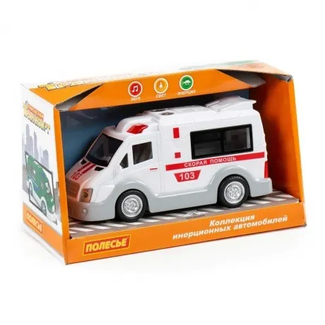 Автомобиль инерционный Полесье "Скорая помощь" со светом и звуко...