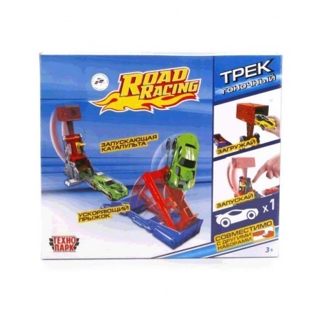 

Трек-мини арт.S2781-R с катапультой, с металл.машинкой 7,5см