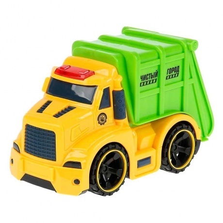 Мусоровоз Технопарк арт.A6633-3R свет+звук 19 см