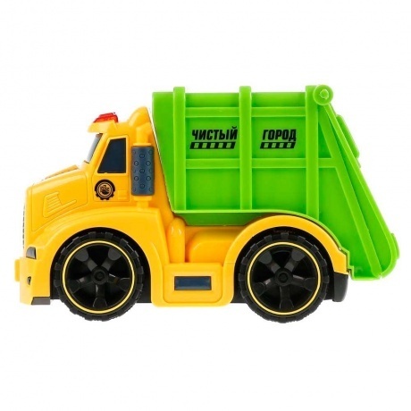 Мусоровоз Технопарк арт.A6633-3R свет+звук 19 см - фото 2