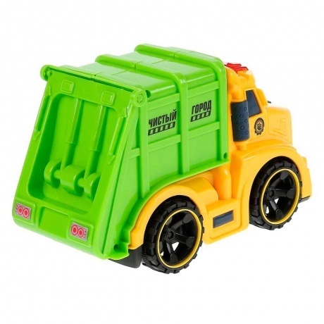 Мусоровоз Технопарк арт.A6633-3R свет+звук 19 см - фото 3