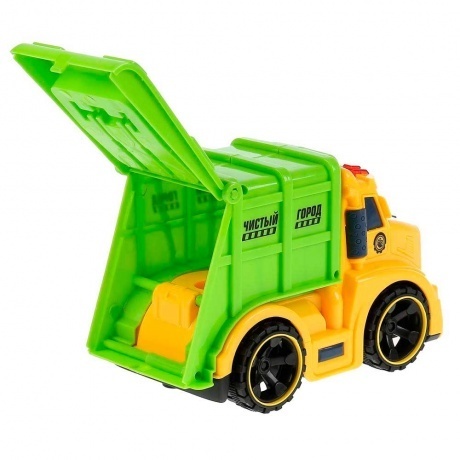 Мусоровоз Технопарк арт.A6633-3R свет+звук 19 см - фото 4