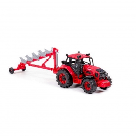 Трактор Полесье &quot;Belarus&quot; с плугом арт.91338 - фото 6