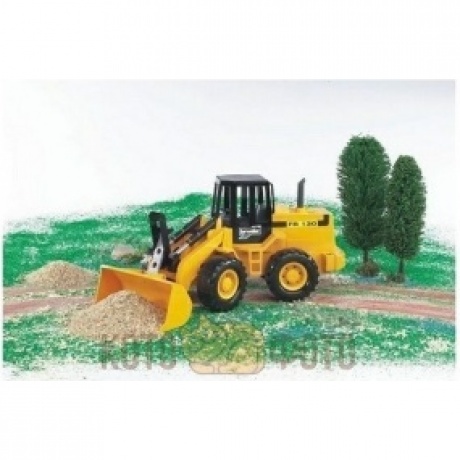 Самосвал BRUDER MAN с колёсным бульдозером FR 130 02-752 - фото 2