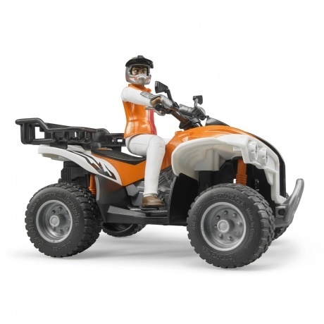 Квадроцикл BRUDER с гонщиком 63-000 - фото 5