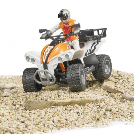 Квадроцикл BRUDER с гонщиком 63-000 - фото 7