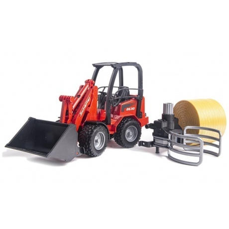 Погрузчик Schaffer с рулоном 02-192 Bruder - фото 4