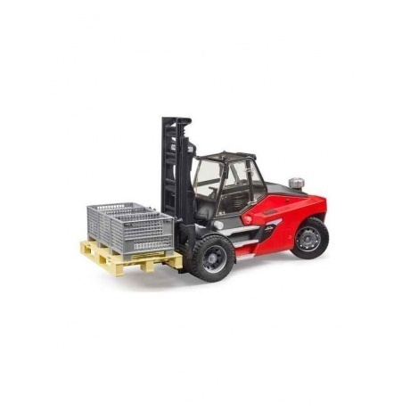 Погрузчик Linde HT160 с 3 паллетами 02-513 Bruder - фото 3