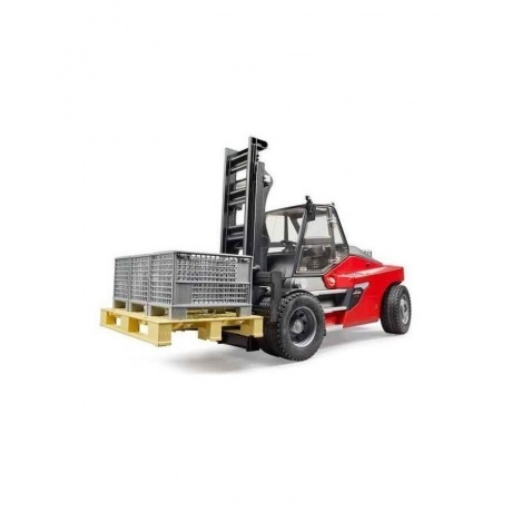 Погрузчик Linde HT160 с 3 паллетами 02-513 Bruder - фото 5