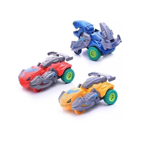 Машина инерционная DEFORM DINOSAUR CAR, 4 цвета HY001 - фото 2