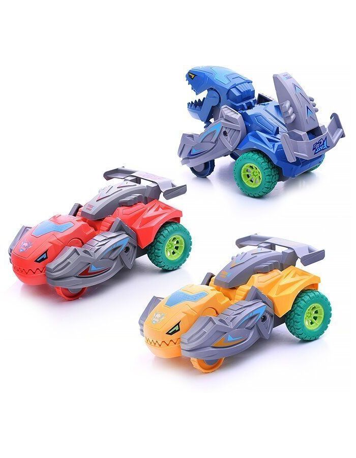 Машина инерционная DEFORM DINOSAUR CAR, 4 цвета HY001 - фото 2