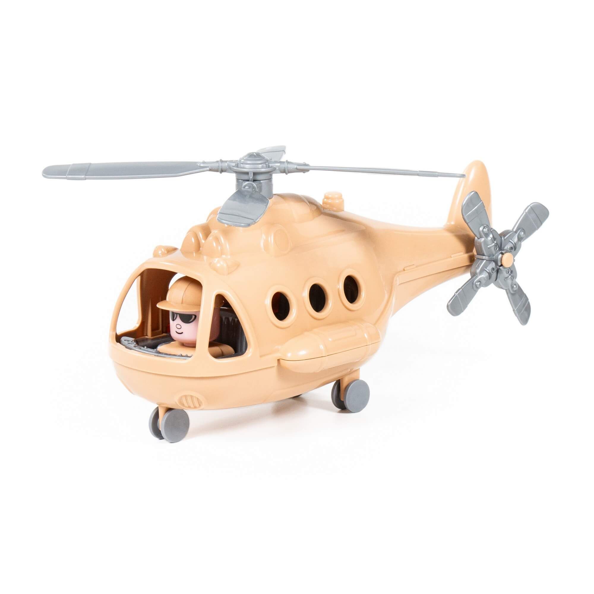 Вертолёт военный Альфа-Сафари (в сеточке) 72467 вертолет полесье военный альфа сафари рф в коробке 68774 28 5 см коричневый