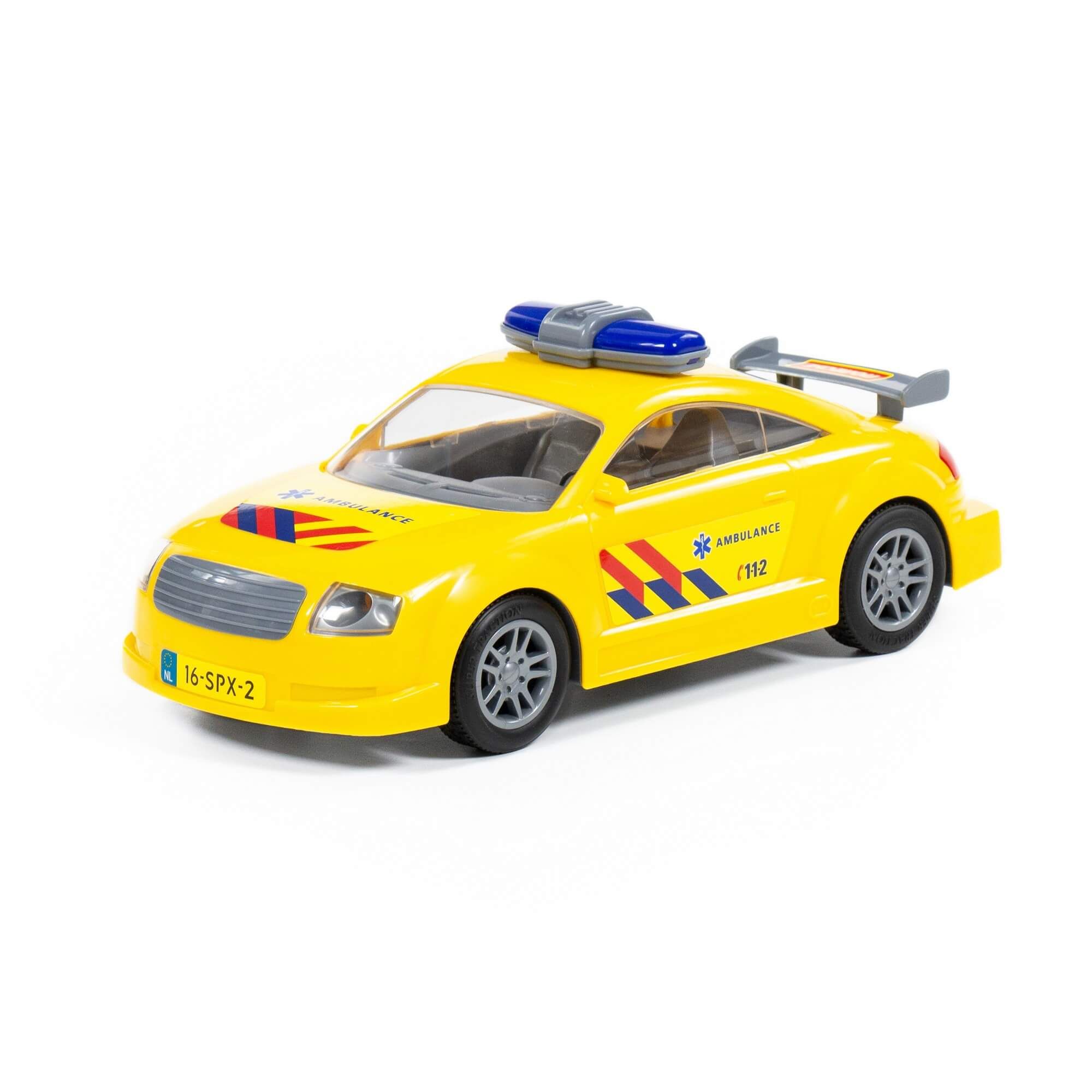 Автомобиль скорая помощь инерционный (NL) (в пакете) 71293 автомобиль инерционный полесье аварийная служба свет звук арт 79695 8