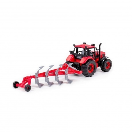 Трактор "Belarus" с плугом (в коробке) 91338 - фото 5