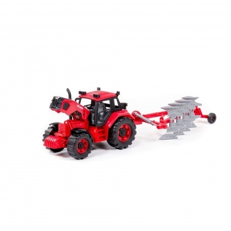 Трактор "Belarus" с плугом (в коробке) 91338 - фото 9