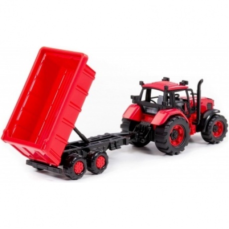 Трактор "Belarus" с прицепом (в коробке) 91321 - фото 4