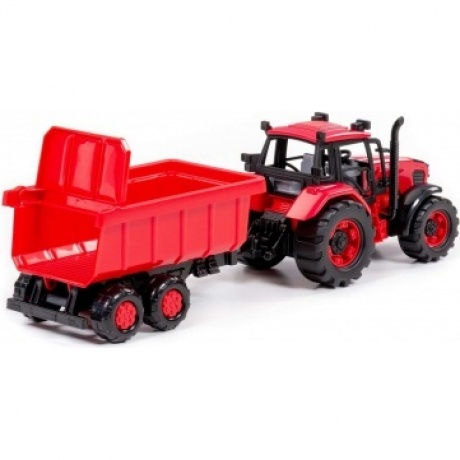 Трактор "Belarus" с прицепом (в коробке) 91321 - фото 5