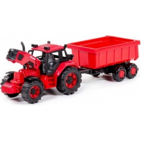 Трактор "Belarus" с прицепом (в коробке) 91321 - фото 7