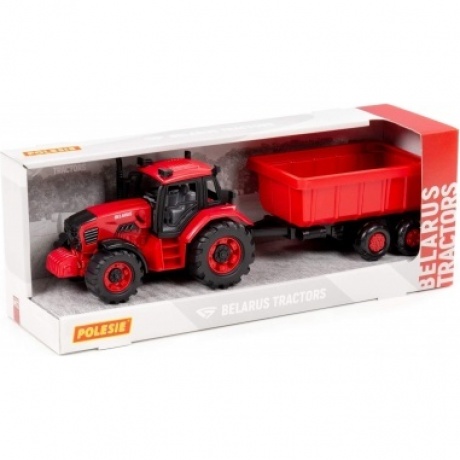 Трактор "Belarus" с прицепом (в коробке) 91321 - фото 9