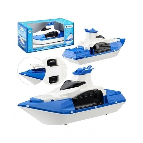 Катер-амфибия (Яхта) ( в индивидуальной коробке) 379 - фото 10