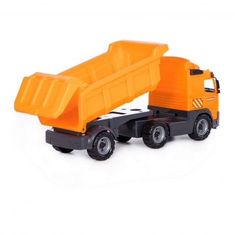 Автомобиль-самосвал с полуприцепом "Volvo" (в коробке) 9524 - фото 4