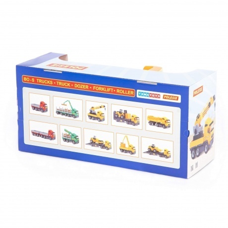 Автомобиль-самосвал с полуприцепом "Volvo" (в коробке) 9524 - фото 6