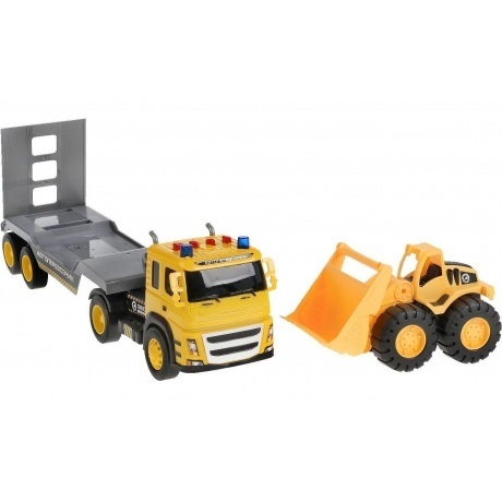 Машина "Перевозчик" 47 см пластмассовая инерционная M524-H11121-R - фото 5