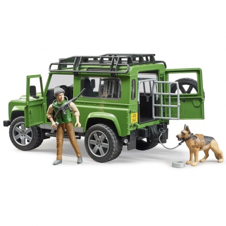 Bruder 02587 &quot;Внедорожник Land Rover Defender&quot; с фигуркой и собакой (фикс. цена) - фото 6
