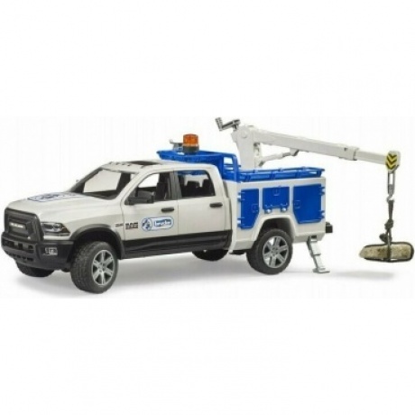 Bruder 02509 "Внедорожник RAM 2500 Dodge сервисный кран" мигалка (фикс. цена) - фото 3