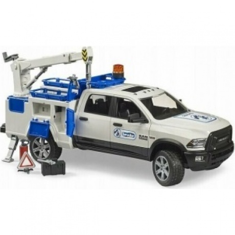 Bruder 02509 "Внедорожник RAM 2500 Dodge сервисный кран" мигалка (фикс. цена) - фото 6