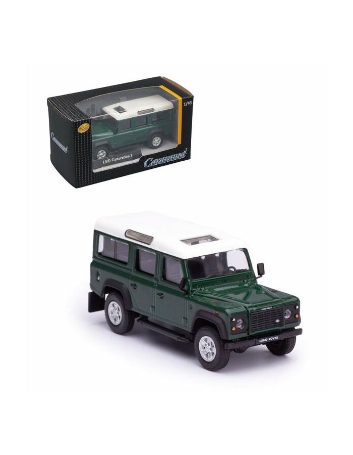 цена Мини-модель 1:43 Land Rover Defender Generation 1 металл. зеленая арт.34331