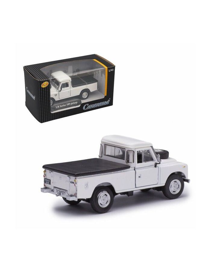 Мини-модель 1:43 Land Rover Series 109 Pickup металл. белая арт.7863 bruder 02587 внедорожник land rover defender с фигуркой и собакой фикс цена