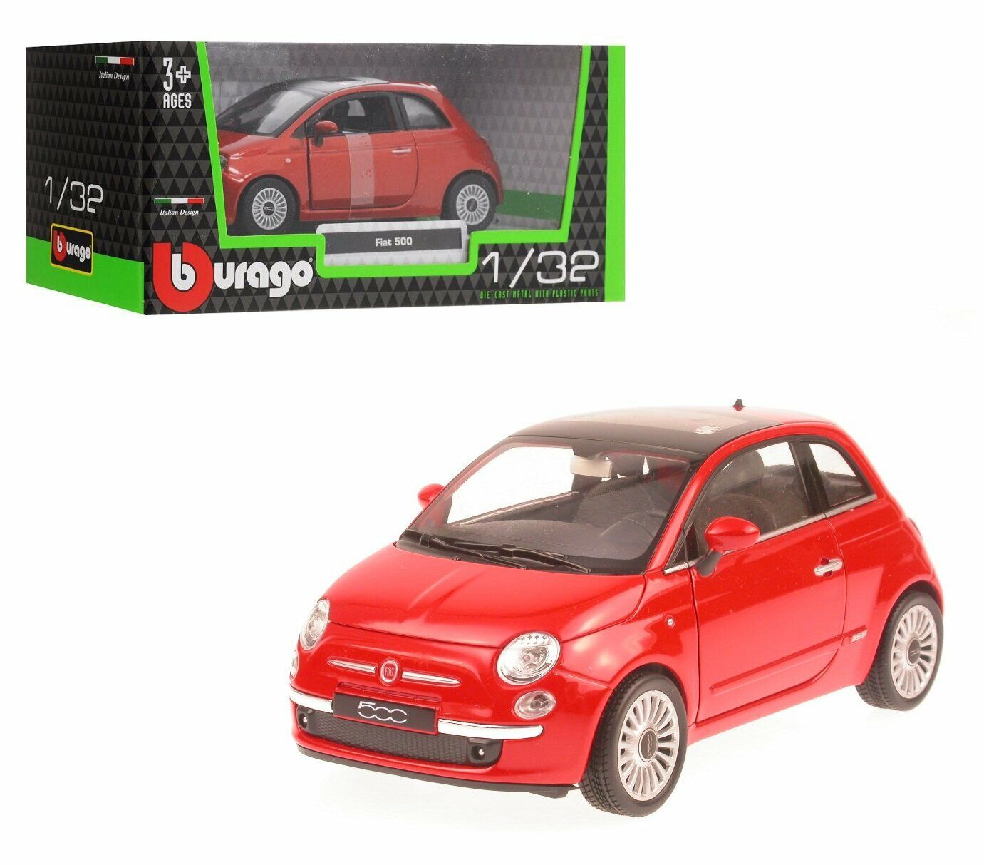 Модель Fiat 500 1:32 арт.43011 коллекционные бакуганы bakugan игрушка
