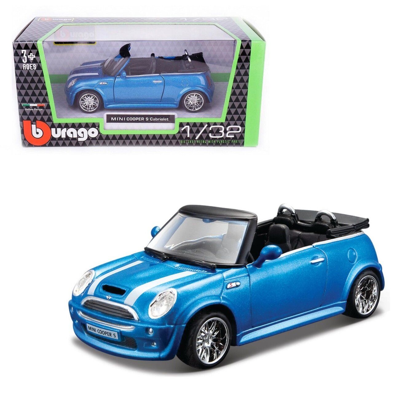 Модель Mini Cooper S Cabriolet 1:32 арт.43041 коллекционные бакуганы bakugan игрушка