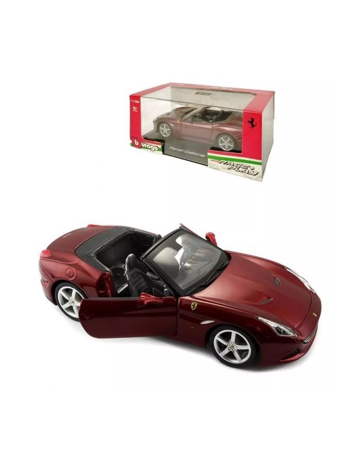 Модель Race Play. Ferrari California T 1:32 арт.46103 bburago 1 24 ferrari california convertible authorized simulation alloy car model crafts decoration collection toy gift