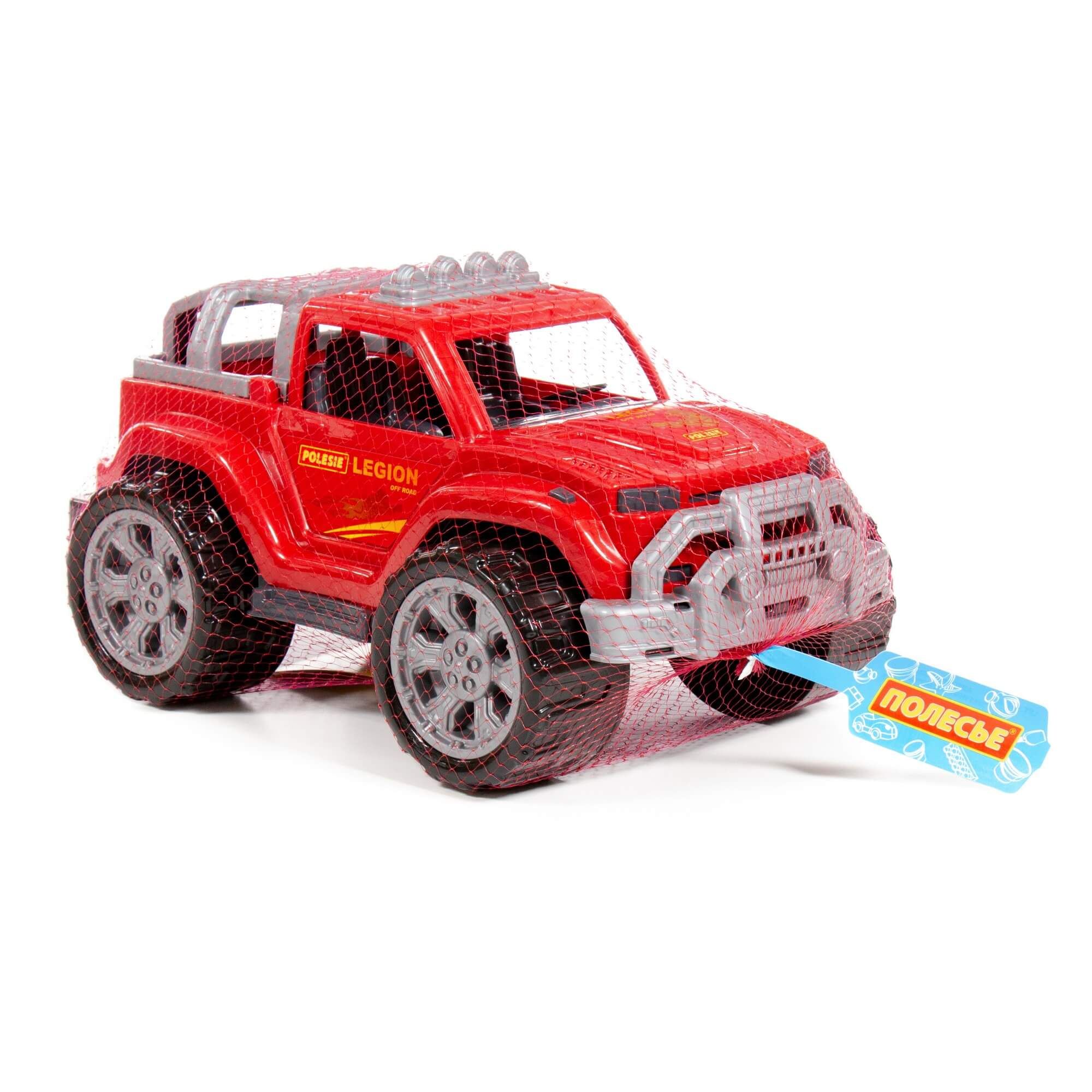 Машинки Полесье "Легион" №2 красный (в сеточке) - фото 6