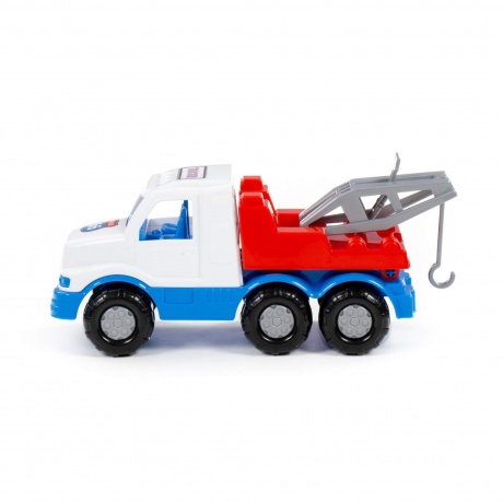 Машинки Полесье эвакуатор "Гоша" бело-синий (в сеточке) - фото 2