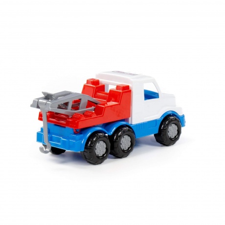 Машинки Полесье эвакуатор "Гоша" бело-синий (в сеточке) - фото 4