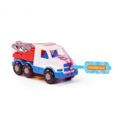 Машинки Полесье эвакуатор "Гоша" бело-синий (в сеточке) - фото 6