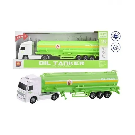 Грузовой автомобиль 1:50 инерционный на батарейках(свет,звук )в ...