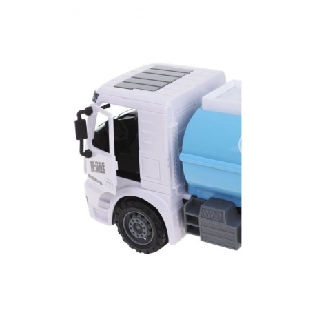 Грузовой автомобиль Watering car 1:16 в коробке открывание дверей,разбрызгиватель,кнопка накачивания воды - фото 5
